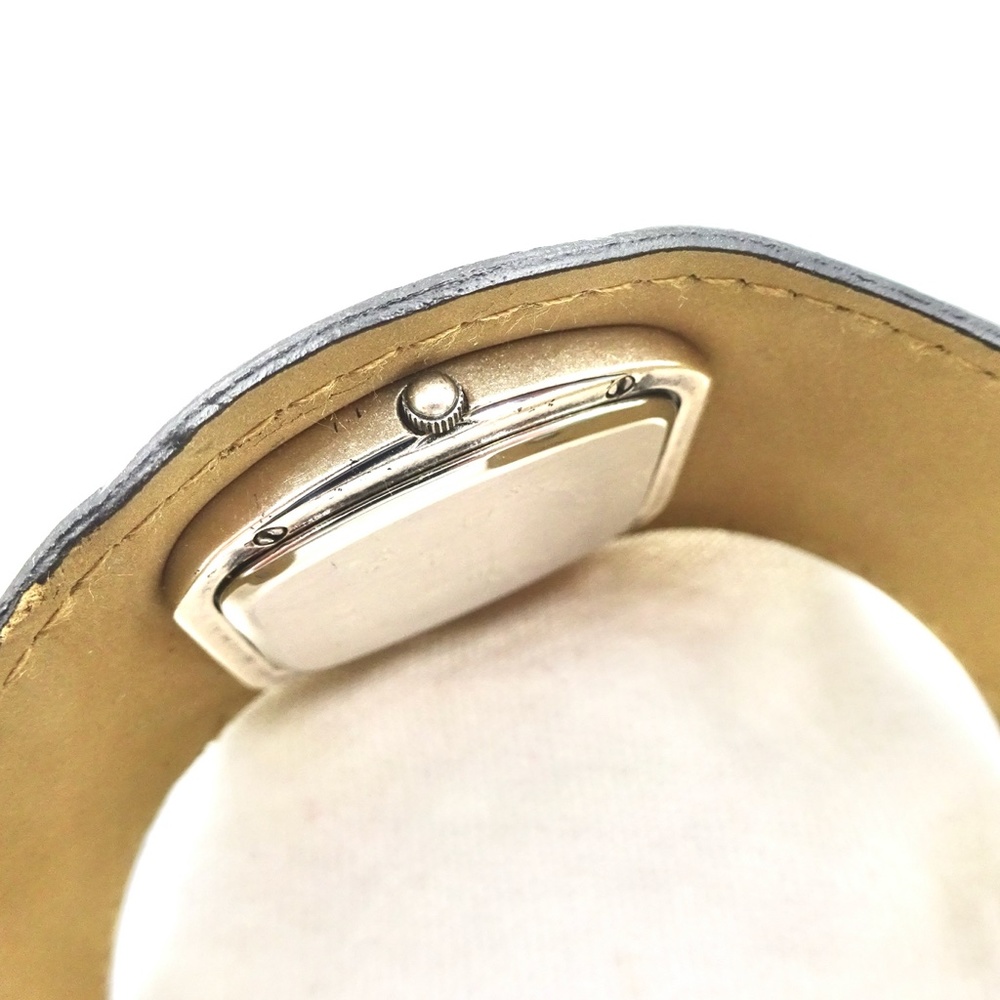 CHICO'S SILVER FLORAL CUFF BRACELET QUARTZ WATCH - Picture 8 of 10